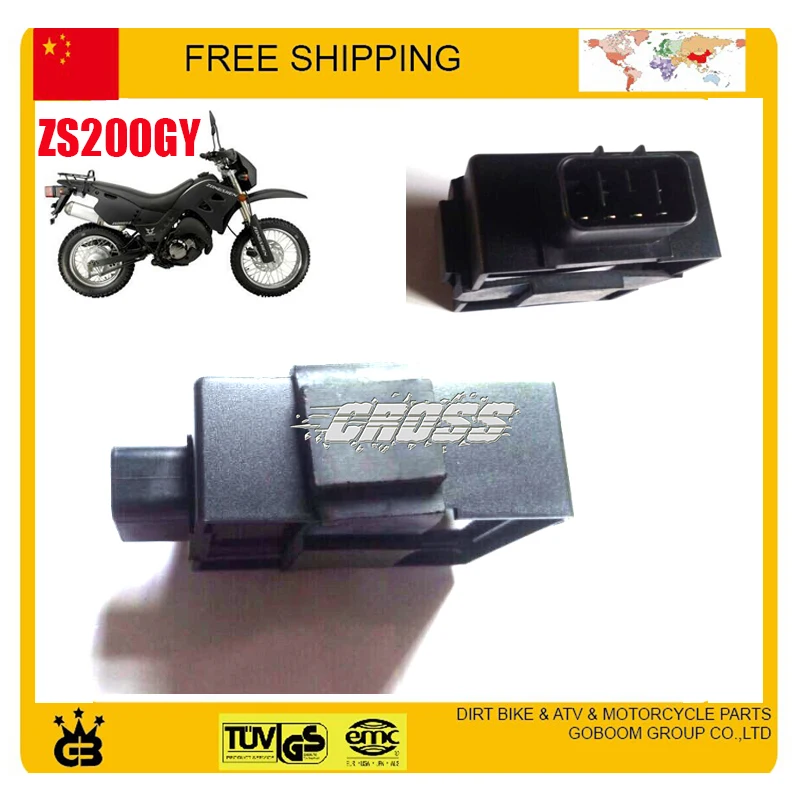 Zongshen ac CDI box ZS200GY аксессуары для мотоциклов и 200 куб. См 8 контактов бесплатная