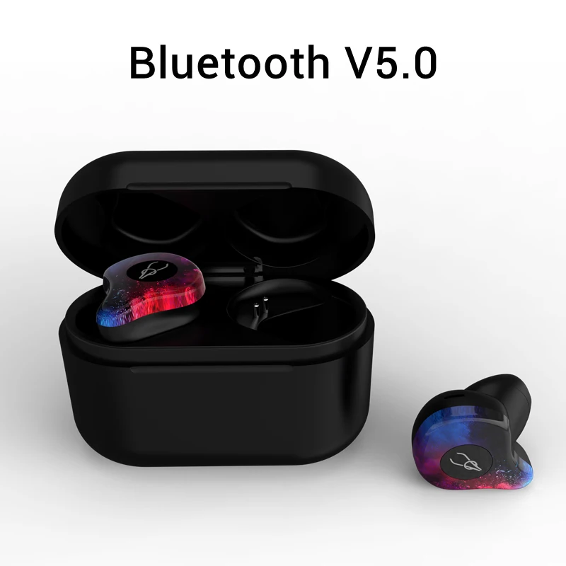 image show Профессиональные Близнецы мини 3D стерео звук Bluetooth наушники невидимые истинные Беспроводные водонепроницаемые спортивные наушники с внешним аккумулятором - Цвет: image show