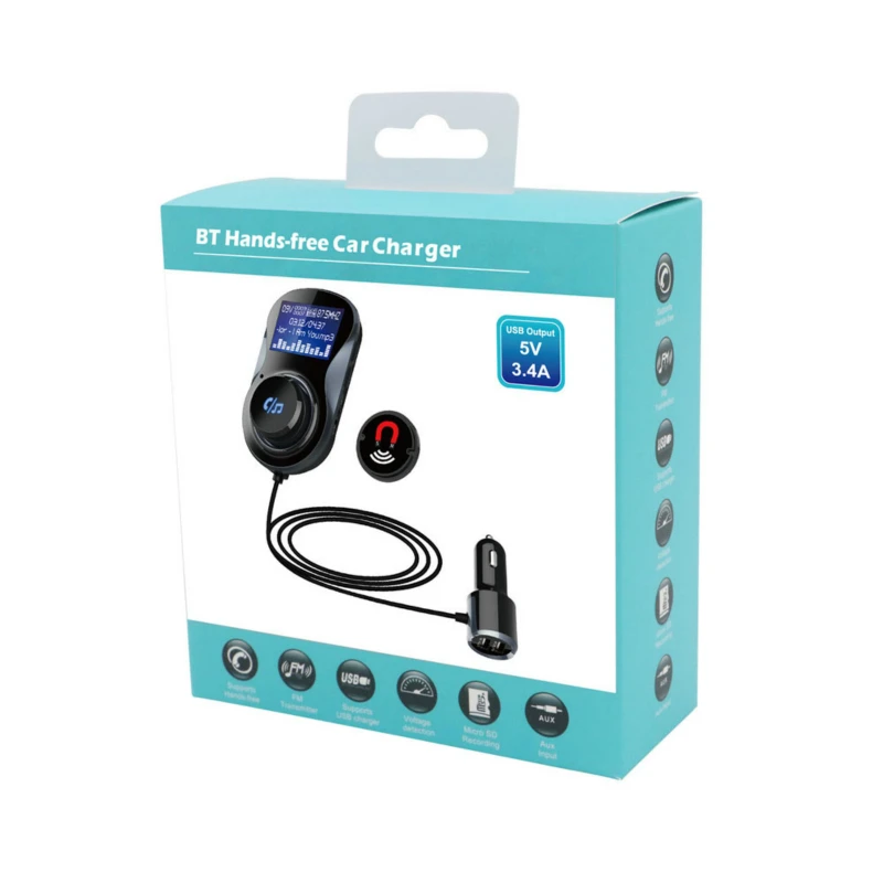 Автомобильный беспроводной MP3 плеер с поддержкой Bluetooth и usb зарядное устройство