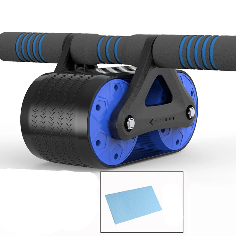 

Double AB Roller Fitness Equipment Household Body-building Wheel Roller Reduce Belly Rebound