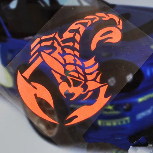 

5 размеров, светоотражающие автомобильные наклейки Peronalite Cool Animal Scorpion Z2CA321