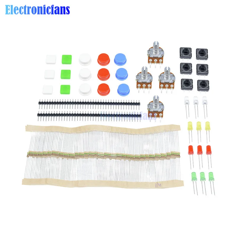 Аксессуары для ARDUINO компонентные резисторы кнопка переключения|kit for arduino|electronic