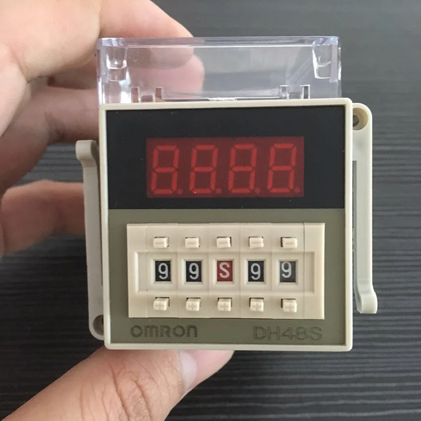 Высококачественное реле времени OMRON DH48S 2Z Цифровое 0 01 с 99до 99М задержки цоколем в