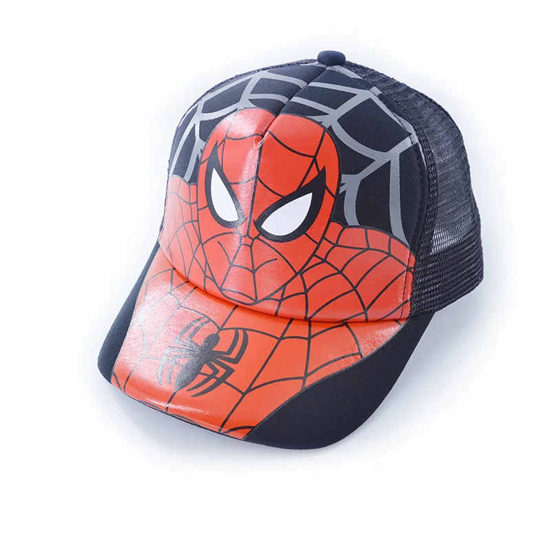 Spider Red Black Новая детская шапочка для мальчиков и девочек, милая мягкая вязаная шапка с принтом, теплая шапка для новорожденных, подарок на год GH200 - Цвет: Spider Red Black