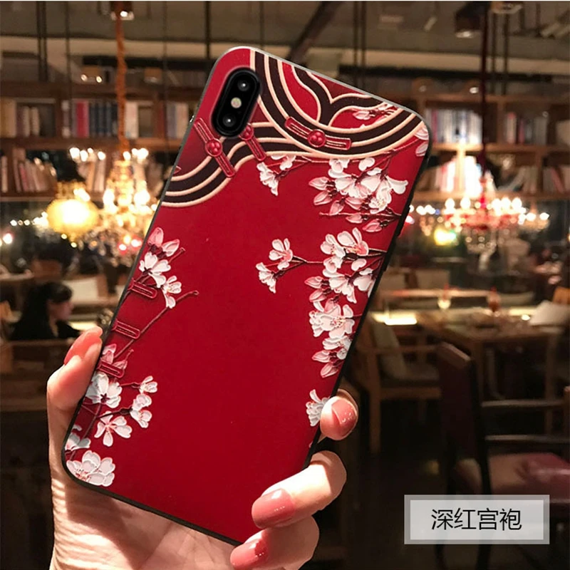 Чехол для телефона с кисточкой cheongsam Story of Yanxi Palace iphone 7 XR Xs max 6 6S 8 plus |