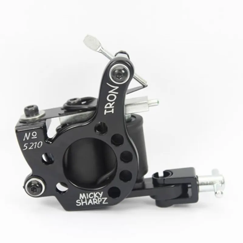 

Handmade constructed Middle Tattoo Machine gun Carbon Steel Coils Tattoo Machine for Liner & Shader 10 wraps