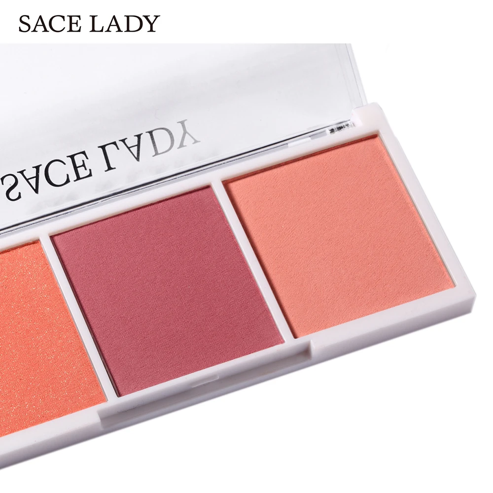 SACE LADY палитра румян макияж Румяна для лица пудра 3 цвета профессиональный щек