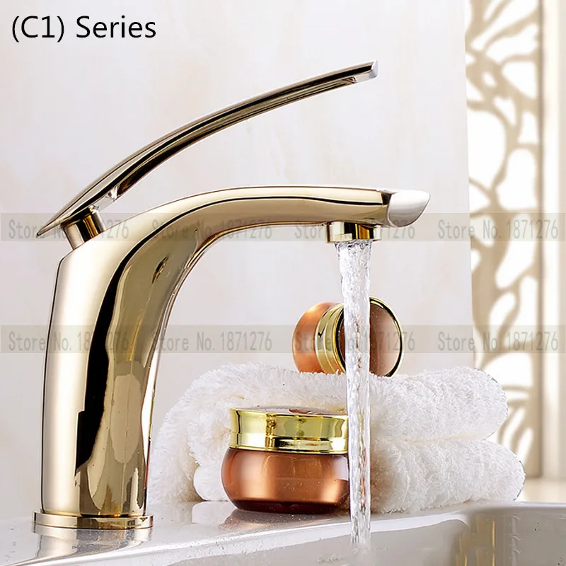 Горячий новый цвет ванной кран бассейна латуни водопад / хром белый Античный