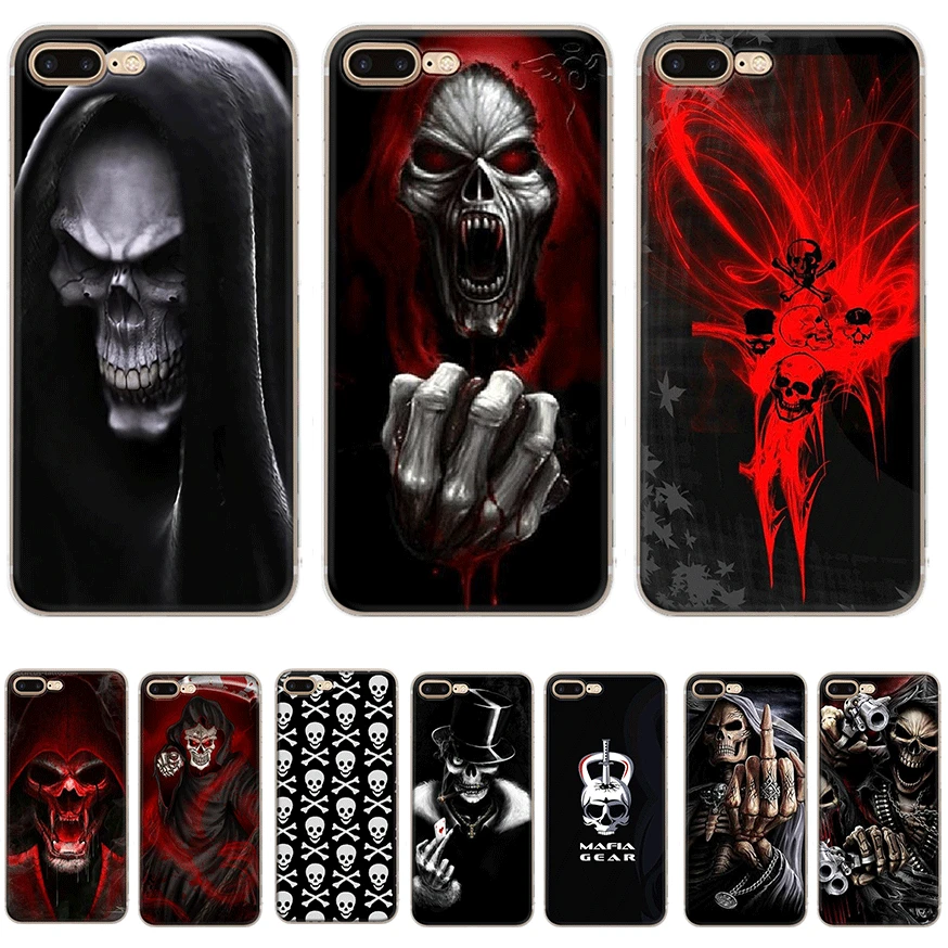 Мобильный твердый корпус для телефона чехол для iPhone 11 Pro X XR XS Max iPhone 6 6s 7 8 Plus 5 5S SE чехол череп
