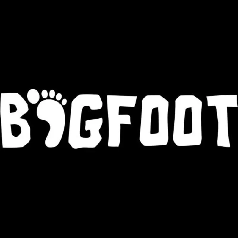 16 см * 4 автомобильный стикер Bigfoot Sasquatch Yeti и виниловые наклейки черный