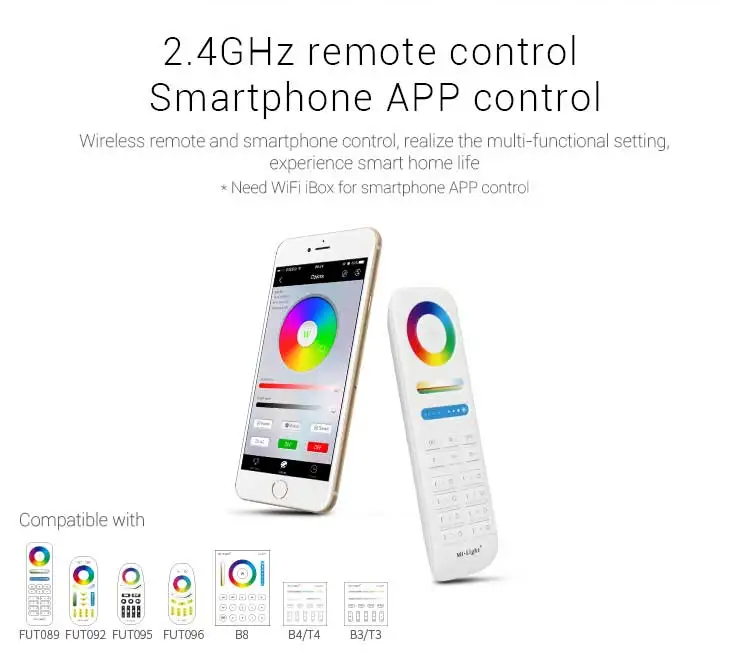 9 Вт RGB + CCT светодио дный светильники Ми свет квадратный AC85 265V затемнения