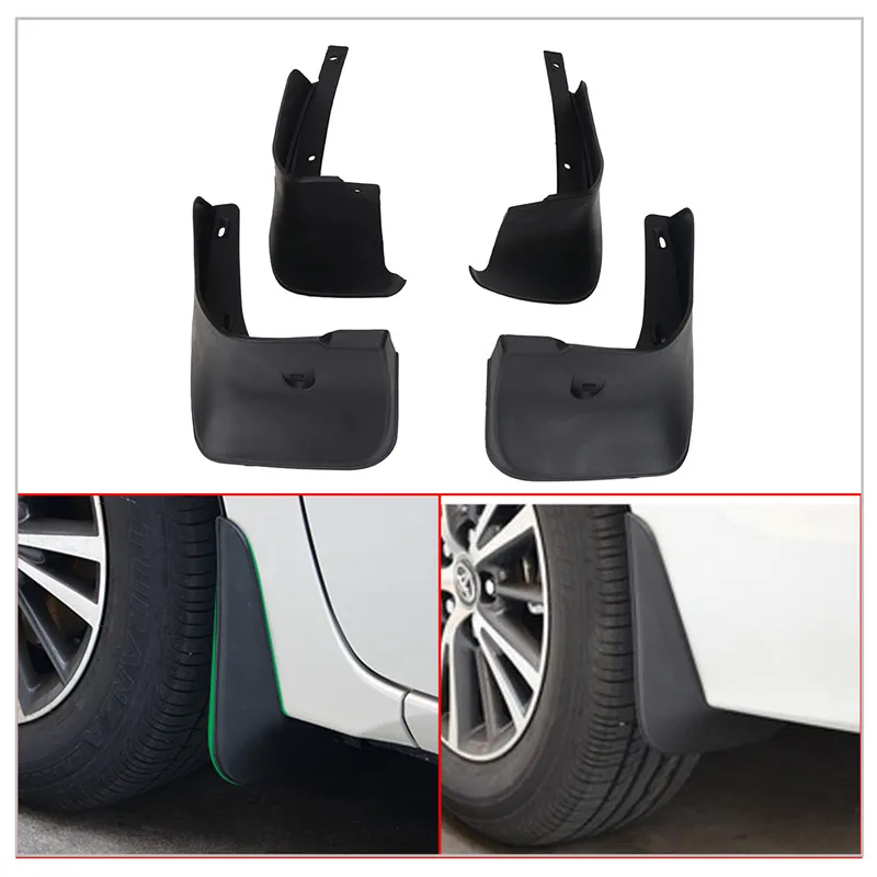 4 шт. Брызговики передние и задние литые для Toyota Corolla 2009 2013|mud flaps|splash guardrear mud flap |