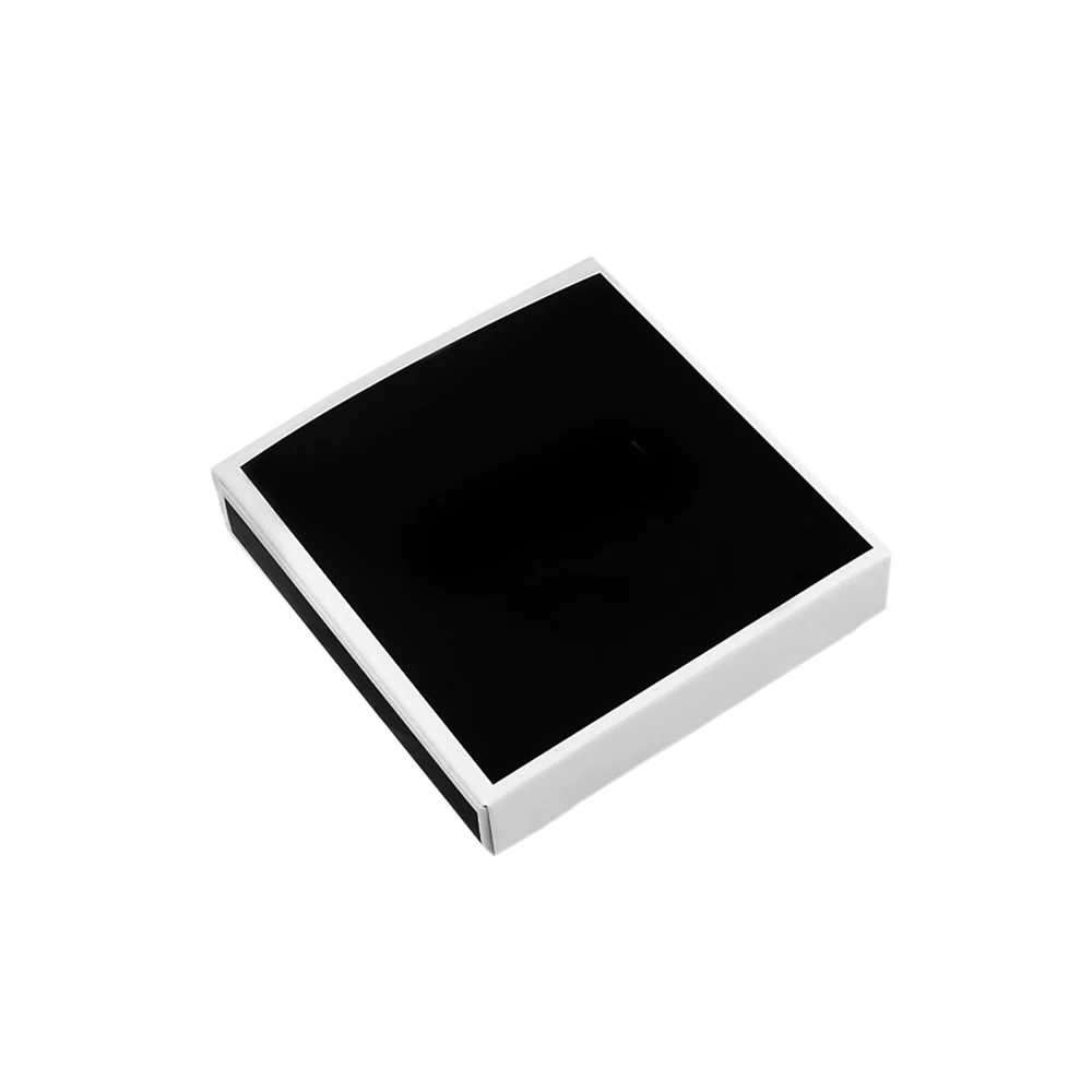 1 шт., 7,5x7,5X1,5 см, Подарочная коробка для хранения браслетов, браслет, черная коробка, коробки для украшений, Новая модная коробка