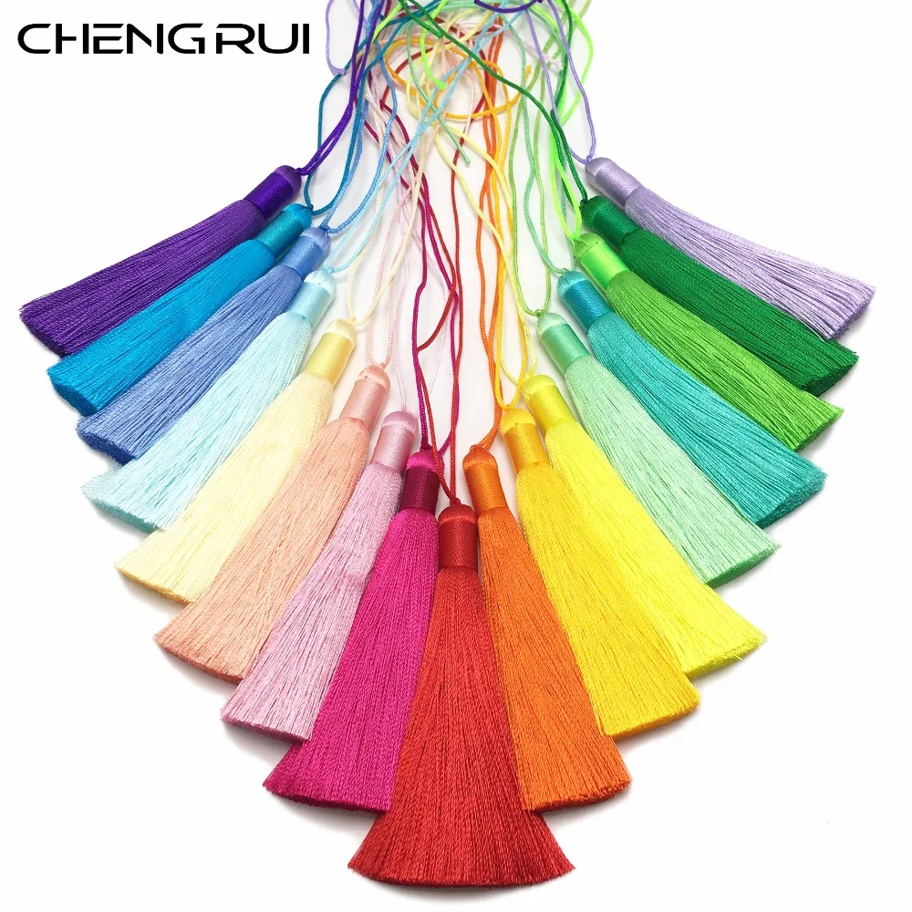 CHENGRUI L90 8 см бахрома шелковые кисточки ремесленные для штор ювелирных изделий diy