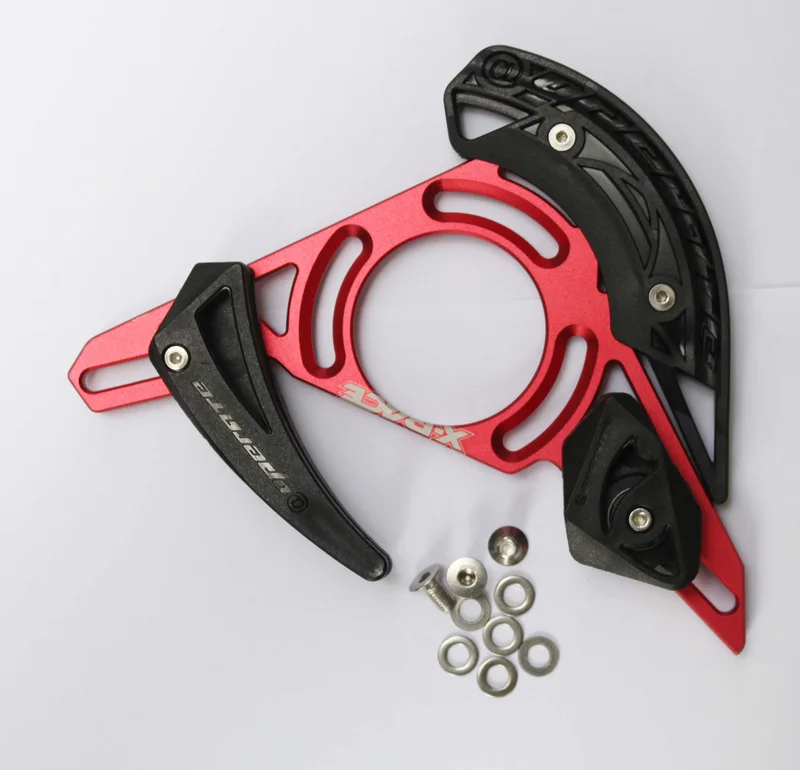 ISCG 05C Red Aoperate сеть MTB направляющая система DH для горного велосипеда направляющая велосипедной цепи цепь защита цепи велосипеда - Цвет: ISCG 05C Red
