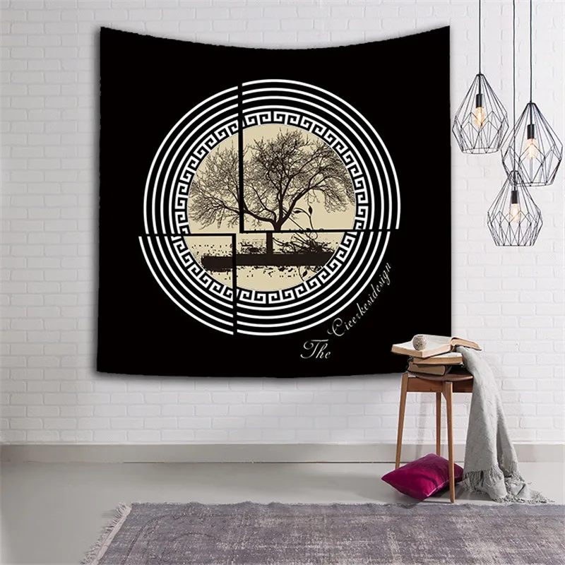 Хиппи модный домашний Настенный декор гобелен для йоги Мандала Ковер 4 размера