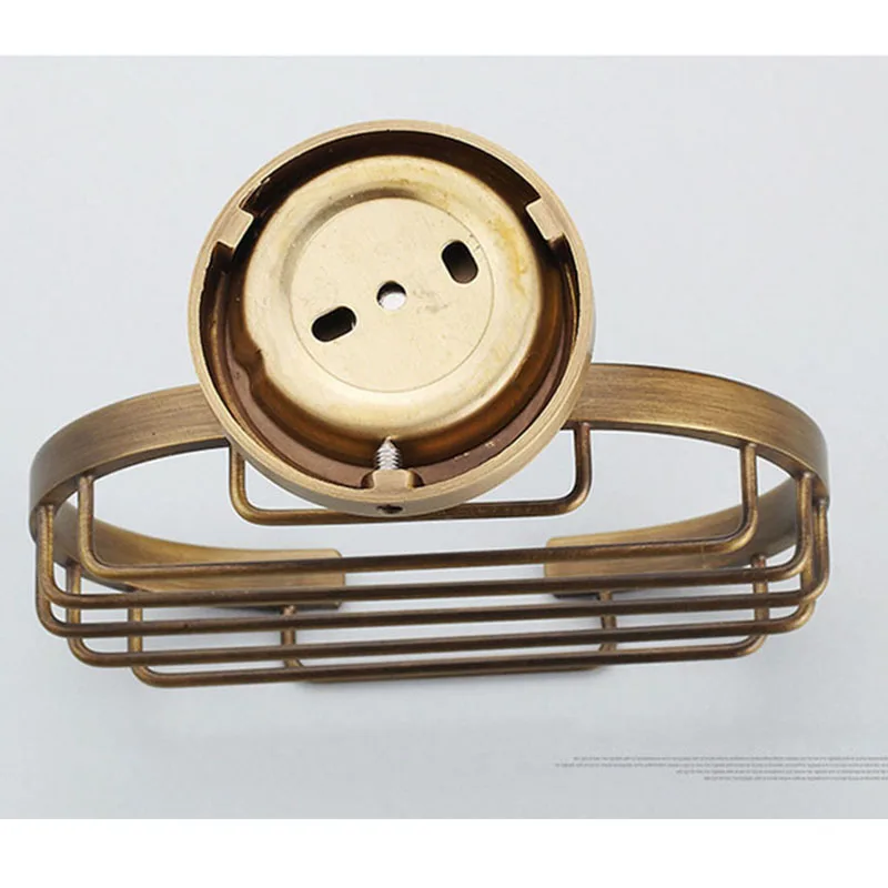 2017 NEW Antique Brass Wall Mounted Soap Dish Holder Flower Carved Basket European Retro Bathroom Accessories | Обустройство дома