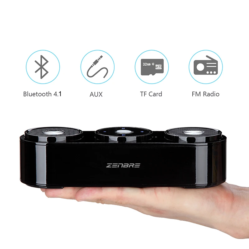 ZENBRE Z3 10 Вт Портативный Беспроводные динамики bluetooth с 20 часов проигрывания
