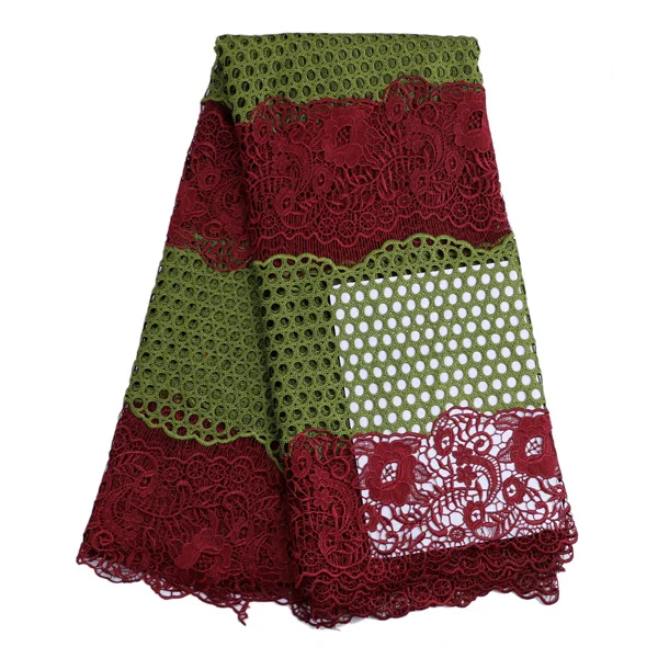 Высокое качество бесплатная доставка мэй красный + синий сеть кружева шнур