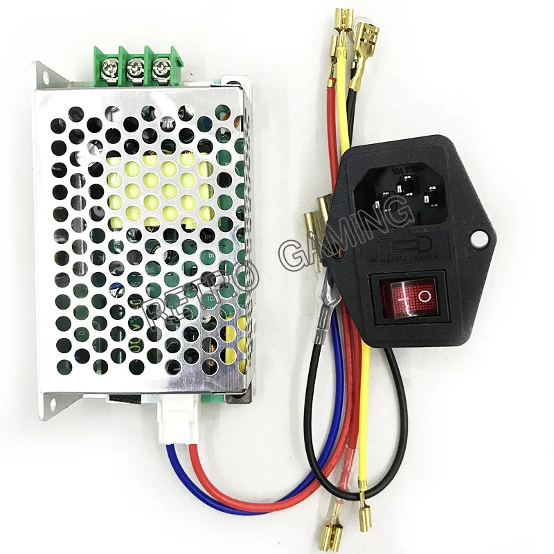 20 штук 90V ~ 260VAC Аркады Питание игровой автомат выход источника питания 12V/5A для