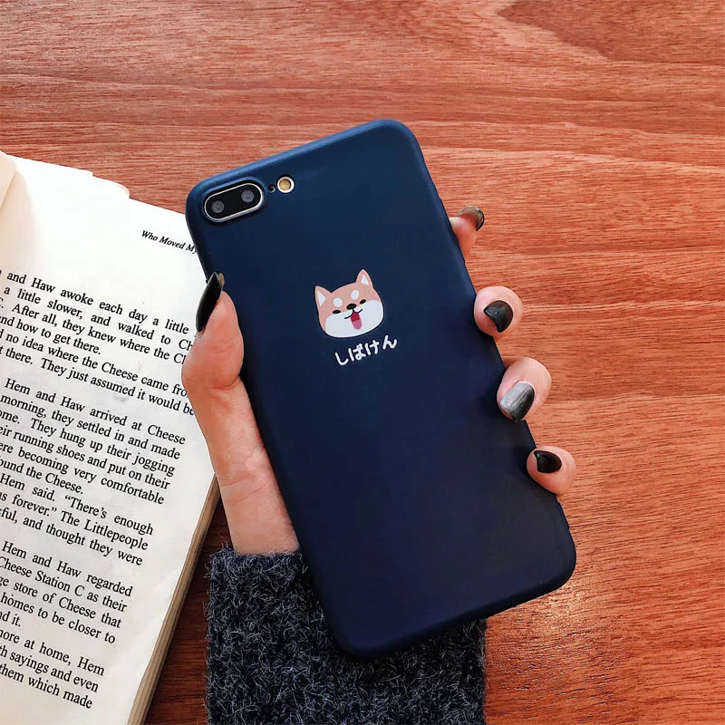 Cute Funny Dogs Candy Phone Case for iPhone X XR XS Max Fashion Couple Soft TPU Silicone Cover 8 7 6 6s Plus Capinhas |