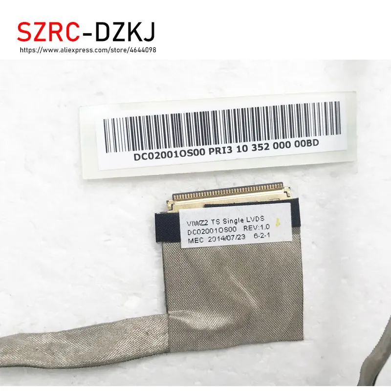 Новый оригинальный ноутбук Lenovo ideapad P500 Z500 DC02001OS00 VLWZ2 сенсорный LVDS кабель