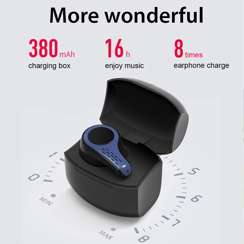Беспроводные Bluetooth наушники с одним ухом спортивные бизнес-наушники мини стерео