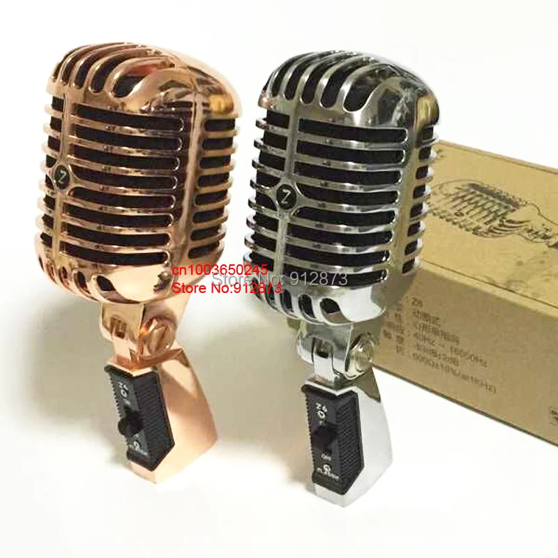 VM 60 профессиональный вращающийся винтажный микрофон классические динамические