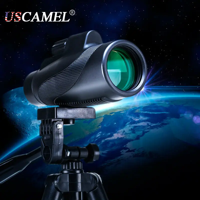 Компактный телескоп для охоты и наблюдения за птицами 10 х оптический