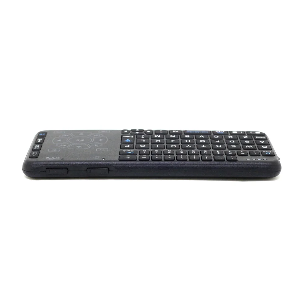 Rii i5 Mini 2,4 ГГц мультимедийная Беспроводная клавиатура Air mouse с тачпадом для Android tv Box/Mini PC/ноутбука