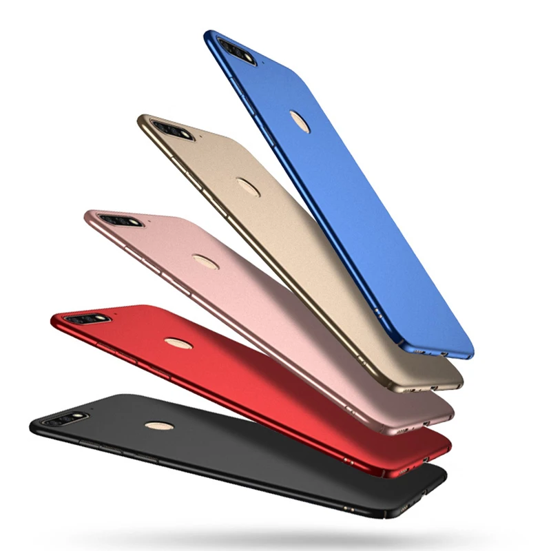 Роскошные Матовые чехлы для Huawei Honor 7A Pro чехол 7 A жесткая защитная задняя крышка из