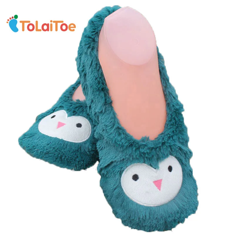 ToLaiToe best Стиль зимние милые вышитые мультфильм домашние тапочки животных