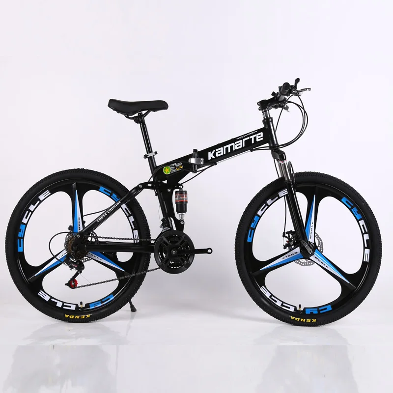 26 дюймов горный велосипед 21 скоростной складной двойной дисковые тормоза bicycle6 и 3