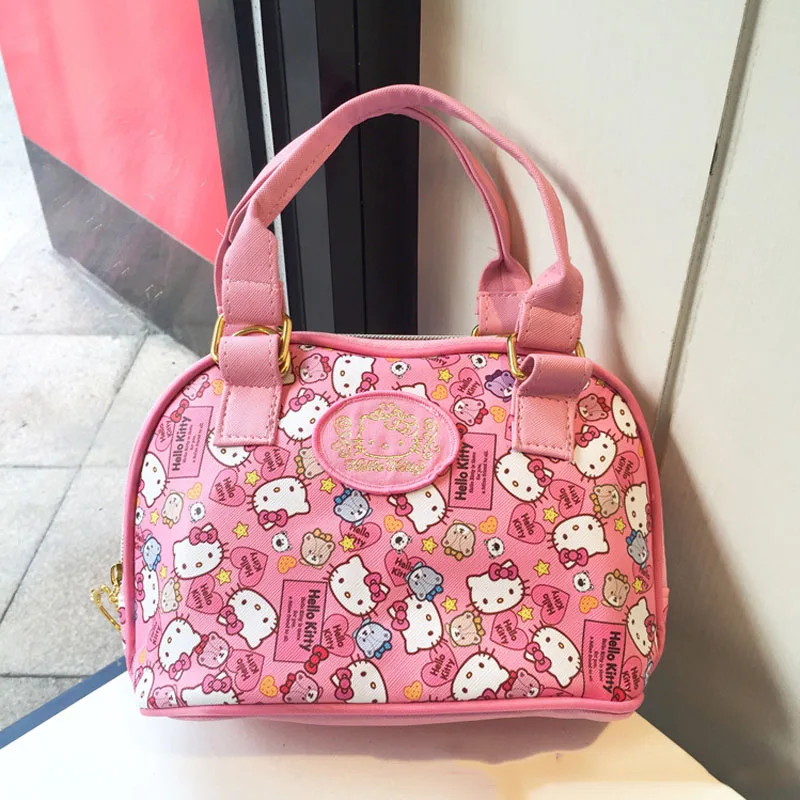 C Сумка hello kitty, модные сумки на одно плечо, маленькая сумка-мессенджер для детей, милая сумка для девочек, портативный Школьный Рюкзак Для Путешествий - Цвет: C