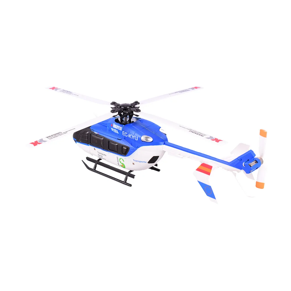 Wltoys XK EC145 K124 6 канальный бесщеточный двигатель RC вертолет 3D 6G система