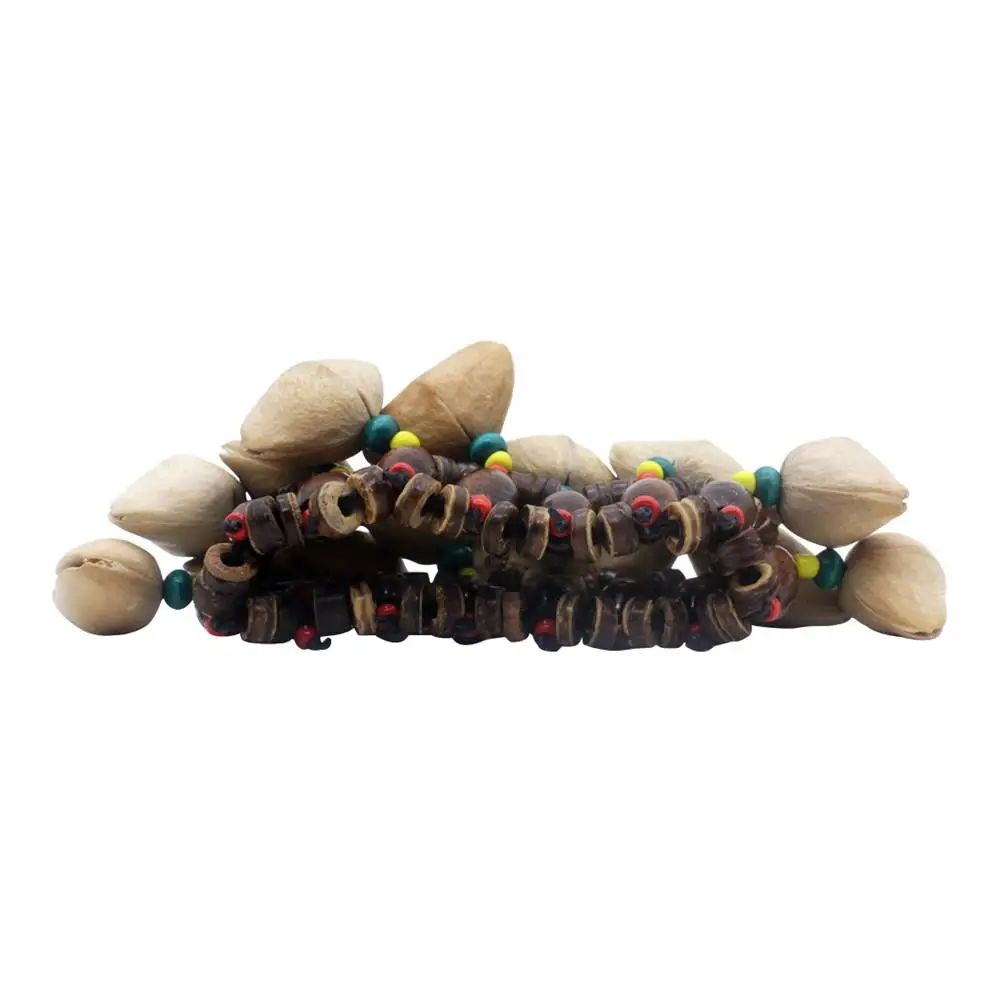 GECKO Handbell Handmade Bracelet Nutshell Wrist Bell for Djembe African Box Drum Percussion Musical Instrument Parts Accessories