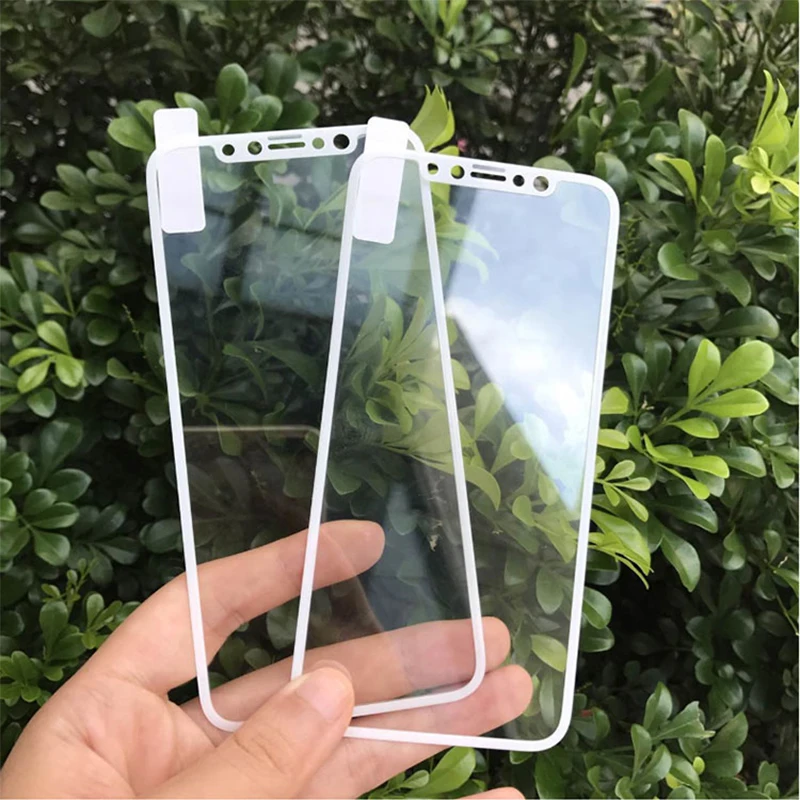 Wangcangli 3D полное покрытие стекло для iPhone x Защита экрана 8 plus защитное мягкий край 7