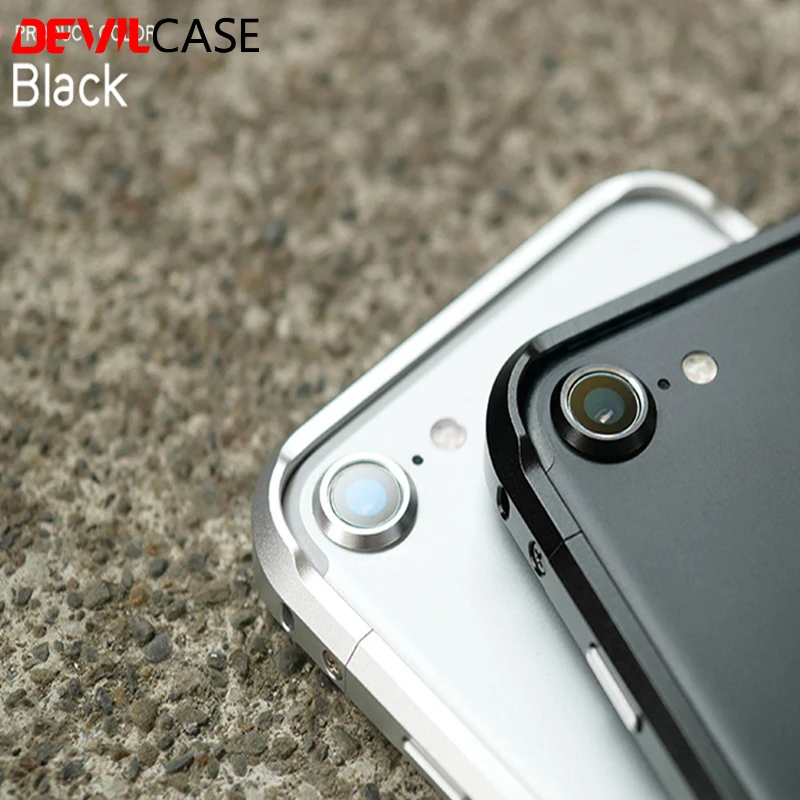 2 шт./лот DEVILCASE для iPhone 7 Plus и 8 Защитная пленка объектива из алюминиевого сплава