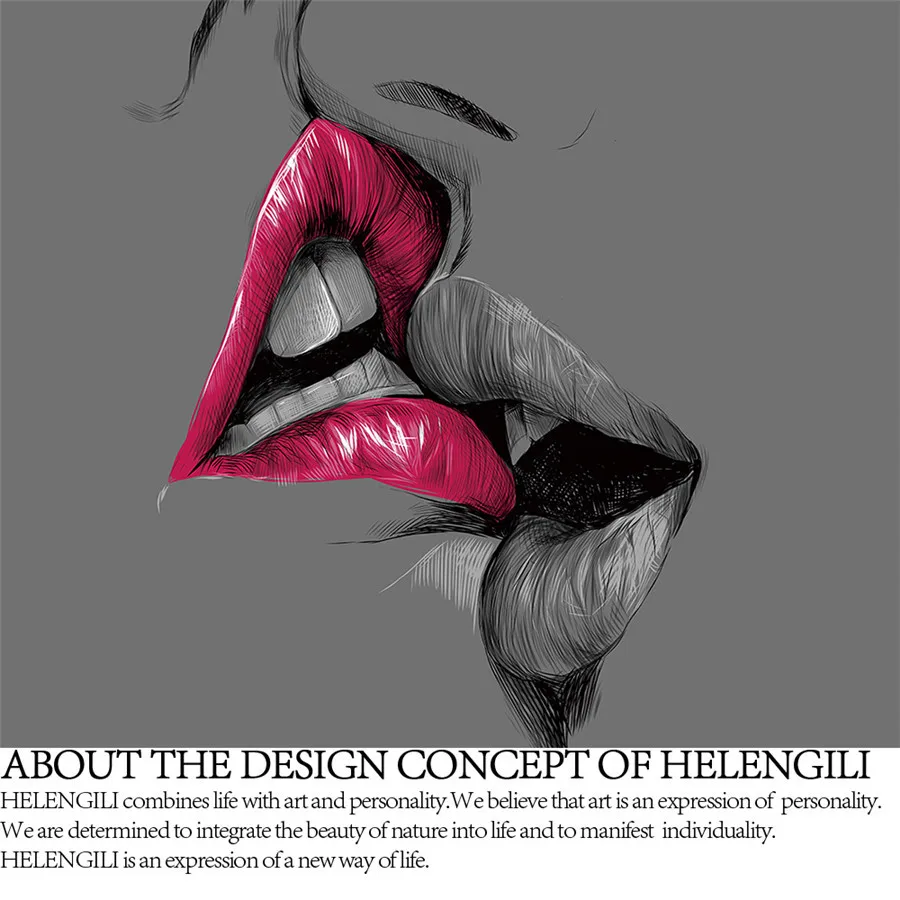 HELENGILI 3D комплект постельного белья с принтом губ пододеяльник набор Реалистичного постельного белья с наволочкой набор постельного белья домашний текстиль# Z-06