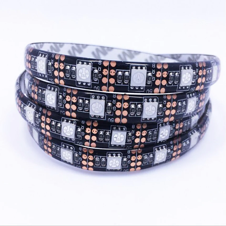 LED 5 В usb полосы 5050 SMD RGB ТВ Задний план Освещение 60leds/m 1 м гибкий светодиодный