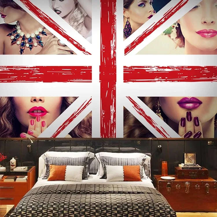 

3D photo wallpaper 3D Manicure fashion makeup shop wallpaper beauty salon non-woven clothing boutique shoe store wallpaper mural