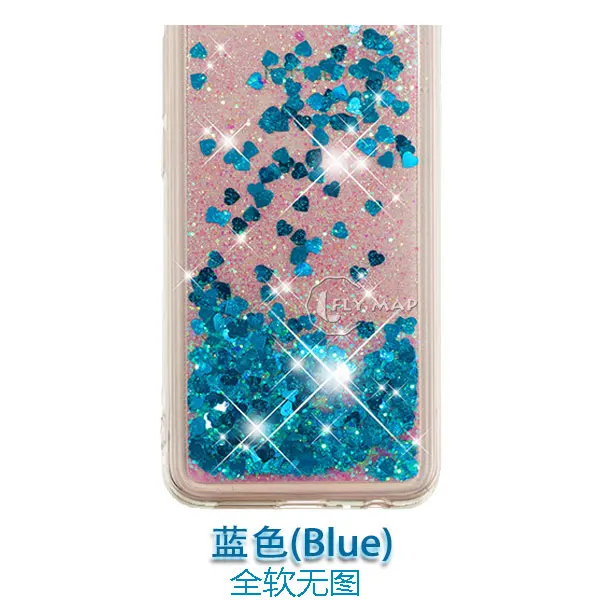 Жидкий чехол для huawei Honor 7A 7 S 5,45 ''DUA L22 LX2 A7 S7 7 A динамичный зыбучий песок блестящие звезды чехол для телефона DUA-L22 DUA-LX2 чехол - Цвет: Blue