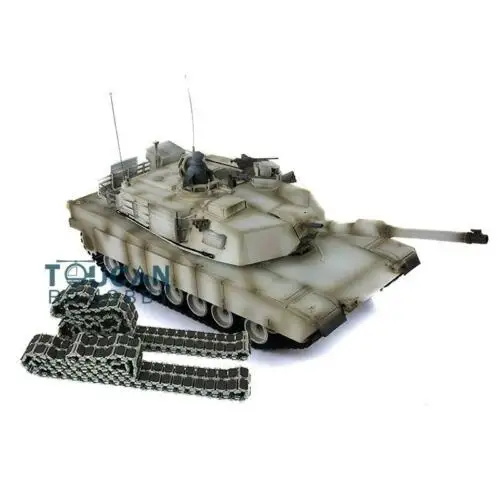 Heng Long 1/16 Snow TK 6 0 S Модернизированный Abrams RTR RC Tank 3918 Metal Tracks W/ Rubbers