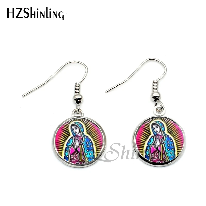 Женские серьги Крючки с изображением Богородицы|art earrings|earrings artearrings ladies |