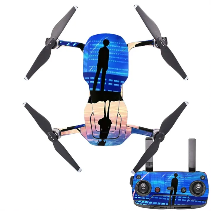 Водостойкий пылезащитный ПВХ винил для DJI Mavic Air интимные аксессуары Полный средства ухода за кожей кожи Стикеры крышка обёрточная бумага - Цвет: TN-DJMav icair-0066