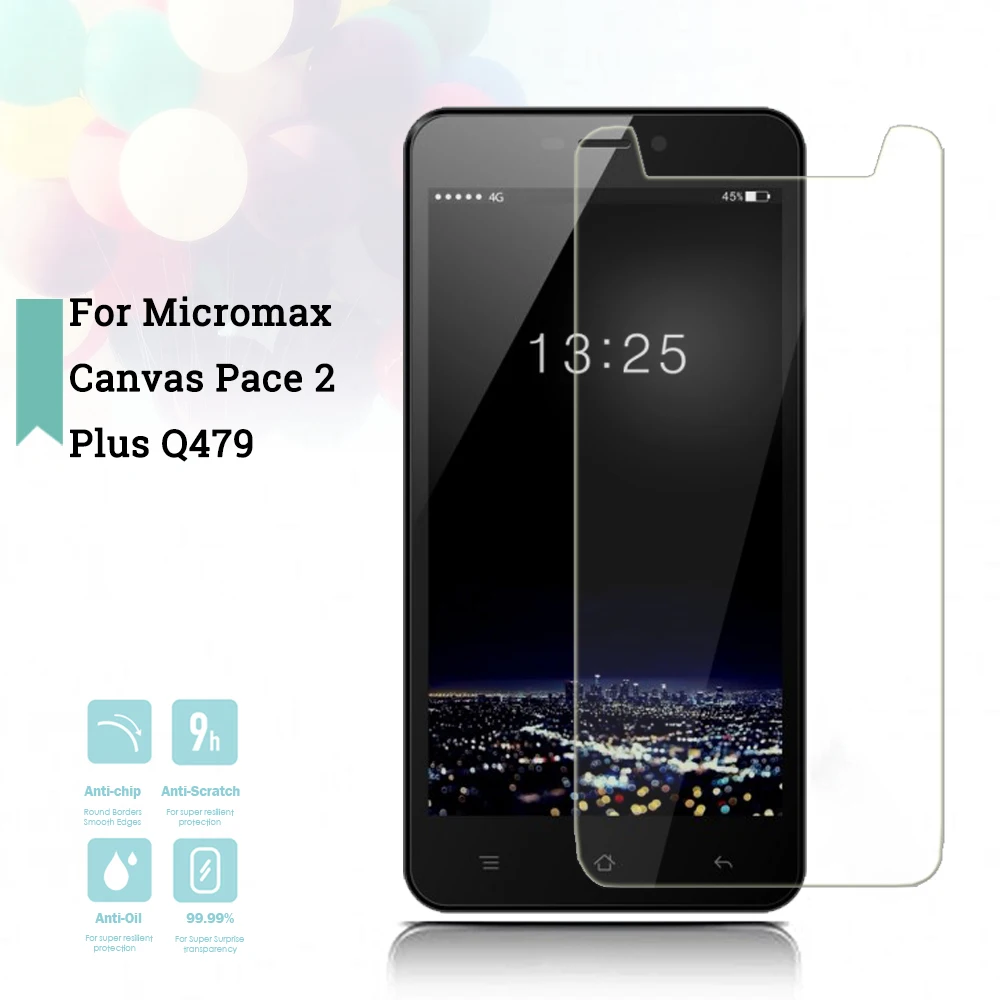 2.5D 0 26 мм ультратонкое закаленное стекло Micromax Canvas Pace 2 Plus Q479 универсальная