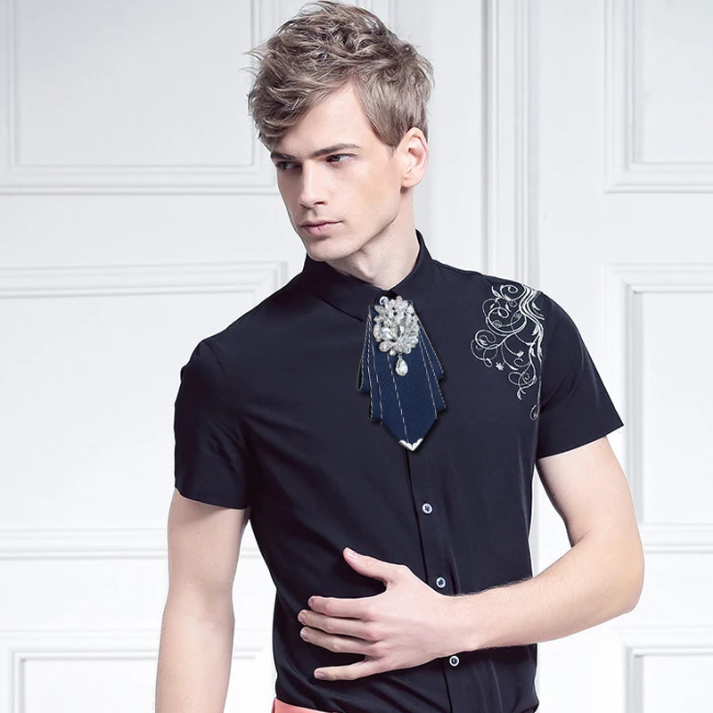 Мужской галстук для свадьбы 2018 бабочка Pajaritas Британский мужской с бриллиантами