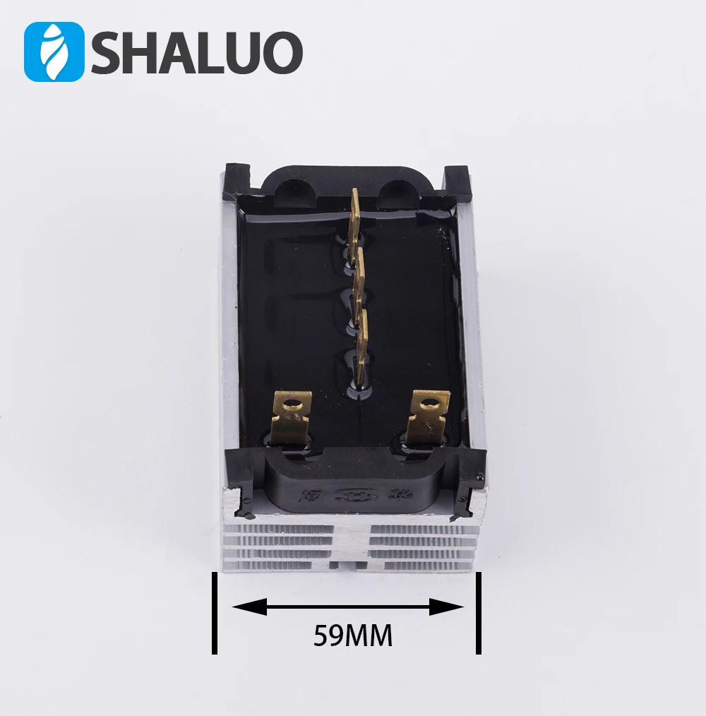 Алюминиевый радиатор SQL40A 40 А 1000 В трехфазный диодный мост быстрое использование