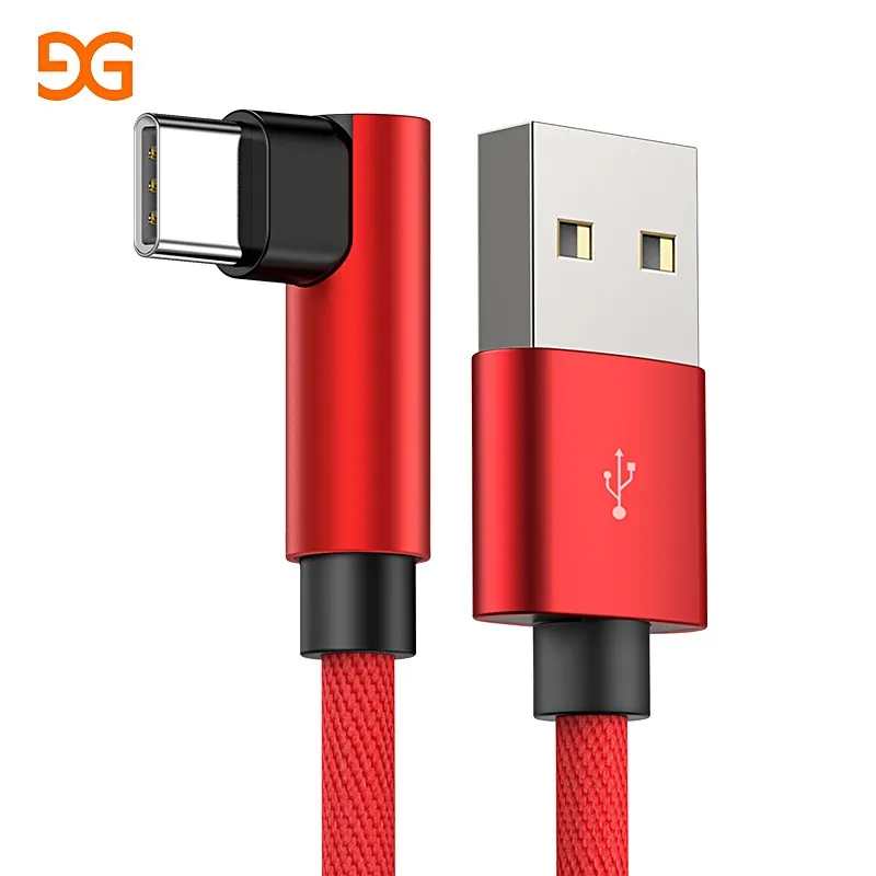 Кабель USB Type C для быстрой зарядки 90 градусов|Кабели мобильных телефонов| |