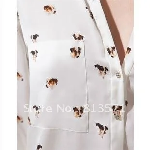 Free shipping!Hot sale!2012 Fashion Ladies leisure shirt pretty ladies blouse Womens Blouse lovely and sexy White S/M/L ld20 |